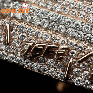 GEMLOVE - Colgantes de Joyería al por Mayor, Dijes de Estilo Cubano Hip-Hop, Colgante con Letra para Hombre, Regalo - Product Image 3
