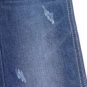 Cao Cấp 10Oz 80/20 Bông Poly Vải Denim Vải Không Căng Màu Xanh Nhà Máy Trực Tiếp - Product Image 2