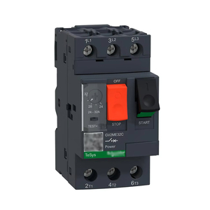 เบรกเกอร์แม่เหล็กความร้อน Mt-Sch Neider รุ่น GV2ME08C, ควบคุมด้วยปุ่ม, 2.5-4A 3P Push MPCB 2.5A-4A - Product Image 2