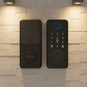 Serrures intelligentes numériques Wifi, applicables aux portes en aluminium, <span class=keywords><strong>serrure</strong></span> de sécurité pour porte d'entrée avec sonnette - Product Image 1