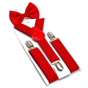 Kids Suspenders With Bowtie Fashion Children <b>Bow</b> <b>Tie</b> Set Boys Braces Girls Adjustable Suspenders Baby Wedding <b>Ties</b> Accessories - Product Image 3