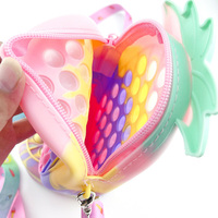 Nouveau design rat tueur pionnier silicone ananas zéro portefeuille silicone porte-monnaie