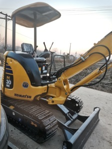 Excavatrice KOMATSU PC30 3 tonnes 95% Nouvel original avec EPA CE Excavatrice agricole d'occasion 3 tonnes petite pelle KOMATSU 30 - Product Image 4