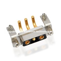 Conector D-Sub de Alta Corriente 7W2, 2 Pines Grandes y 5 Pines Pequeños, Configuración Mixta DB9, Enchufe Industrial Integrado de Señal y Alimentación