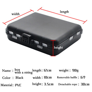 Offres Spéciales Boîte à Pêche Multifonctionnelle Double Face <span class=keywords><strong>pour</strong></span> Jigs et Matériel de Pêche 10.5*6.5*3.3cm 12*10*3.5cm - Product Image 2