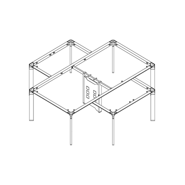 Cadre de table 4 places