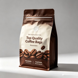Hot Sell High Tolerance Coffee <b>Bags</b> With Valve - <b>Vacuum</b> Sealable Eco-Friendly Durable Adequate Coffee Bean Storage - Product Image 1