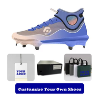 Crampons de football américain OEM Chaussures de football personnalisées Crampons de baseball Chaussures de sport Baskets pour hommes