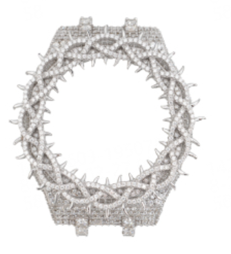 Lunetta con spine in argento