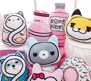 Customizable Plush Toys Cute Pillow PP Cotton Plush Doll Bedside Pillow Pad Custom logo Packaging Label Hanging <b>Tag</b> - Product Image 4