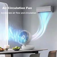 Corée 2025 DC Charge Pliable Usb Cool Batterie Led Lumière Table Top Pliable Rechargeable Ventilateur Électrique Ventilateur De Bureau pour le Bureau