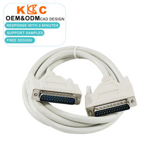 DB25 كابل منفذ متوازي من الذكور إلى الذكور 25 دبوس للطابعات والماسحات الضوئية والمعدات الصناعية - Product Image 1