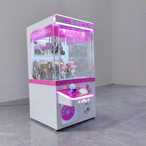 Pabrik grosir koin dioperasikan permen kecil mesin permainan Arcade murah mainan mewah Mini hadiah cakar derek dengan akseptor tagihan untuk anak-anak - Product Image 2