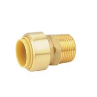 KLOE 3/8" 1/2" 3/4" 1" Raccord de plomberie en laiton forgé à connexion rapide, bouchon d'extrémité, résistant à la corrosion, CUPC NSF, sans plomb, pour l'eau