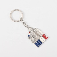 Pendentif porte-clés en métal, breloques porte-clés en métal, crochet mousqueton pour porte-clés, breloque en acier inoxydable, vente en gros