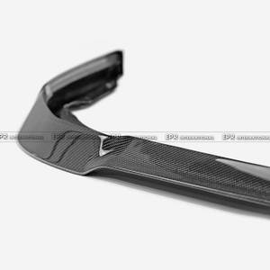 Pour Fiat 500 Abarth 595 695 Série 4 Modèle S4 EU 16-23, Lame avant en carbone de type EPA, fixation directe par boulons - Product Image 4