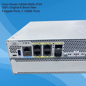 C8300-2N2S-4T2X Cisco 8300 4 <b>Gigabit</b> Ports 2 10GbE Ports Dual-Core Processor 2U Layer 3 Security Ethernet <b>Router</b> C8300-2N2S-4T2X - Product Image 2
