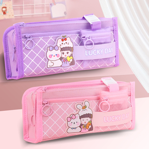 Wenjie Bag Papelería Mochilas escolares <span class=keywords><strong>Estuche</strong></span> de lápices <span class=keywords><strong>pastel</strong></span> <span class=keywords><strong>Estuche</strong></span> de lápices para chicas adolescentes <span class=keywords><strong>Estuche</strong></span> de lápices de astronauta <span class=keywords><strong>azul</strong></span> profundo - Product Image 2