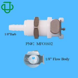 Conector Hembra de Placa con Rosca Externa Serie M, Acoplamiento Rápido de Plástico de 1.6-6.4mm para Equipos Médicos, Alimentarios e Industriales - Product Image 2