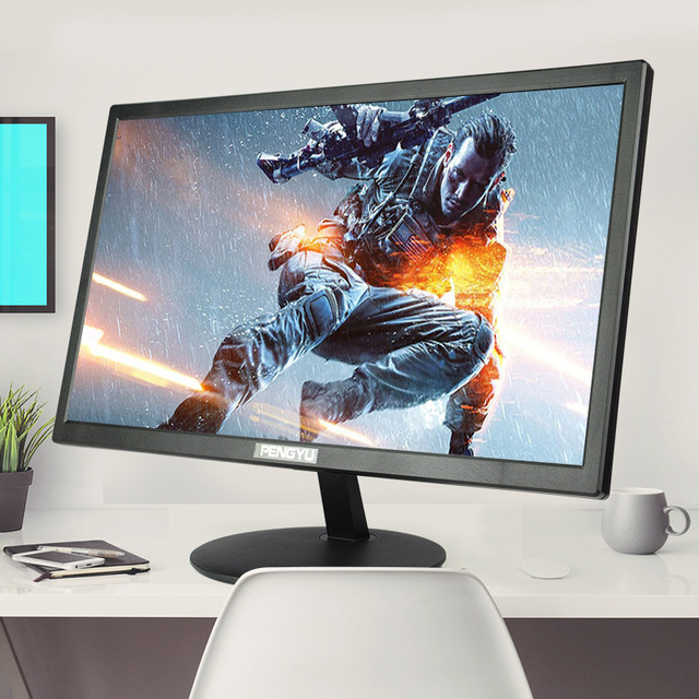 New 20-inch Anti-blue Light LCD Desktop Computer Monitor with Built-in Speaker HD Gaming Display for Business Use