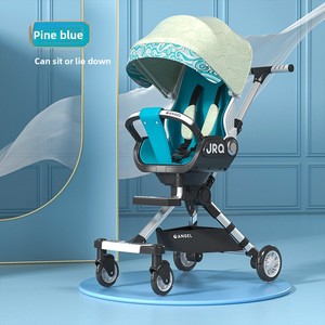 Passeggino JRQ Personalizzabile di Alta Qualità, Seduta Reclinabile Pieghevole in PU, Capacità di Carico 20KG, in Lega di Alluminio, Personalizzabile - Product Image 4