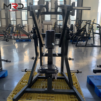 Máquina de remo sentado con carga de placas de acero, con características de seguridad para entrenamiento de fuerza de brazos, espalda, látigos, deltoides posteriores y bíceps, para gimnasios y clubes de fitness