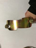 Collier de serrage double fil robuste en acier inoxydable réglable pour tuyaux, diverses tailles disponibles pour fixation de flexibles (OEM)