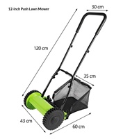 Tondeuse à gazon manuelle multifonctionnelle pour jardin, coupe-herbe domestique, désherbeuse pour usage en extérieur