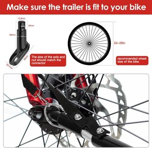 2 in 1 Foldable Stainless Steel <strong>Pet</strong> Trailer Cart <strong>Dog</strong> and Cat Bicycle <strong>Jogger</strong> for Bike Rides and Exercise - Product Image 3
