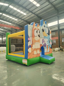 Nhà phao liên hoàn thương mại có cầu trượt - Lâu đài phao ngoài trời siêu bền, chống thấm nước cho thuê sinh nhật trẻ em - Product Image 3