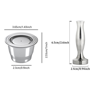 1 cialde Set più venduto vuoto salva capsule espresso Cafe ricaricabili in acciaio inossidabile cialde accessori per caffè strumento - Product Image 4