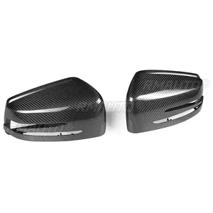 Coques de rétroviseurs latéraux de remplacement en fibre de carbone sèche pour Mercedes-Benz G W463 X166 W166 GLE GLS 2010-2019 - Product Image 3