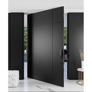 Pintu Pivot Aluminium Modern Mewah yang Dapat Disesuaikan, Tahan Lama dan Kuat dengan Fitur Anti Maling, Insulasi Panas, Pintu Luar - Product Image 2