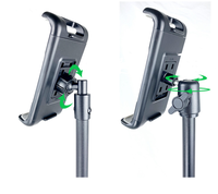 Ulanzi MG-003 Pro Trépied Magnétique Flexible et Pliable pour Téléphone, Perche à Selfie Extensible 1,6 m avec Verrouillage Rotatif en Alliage d'Aluminium à 7 Pieds pour iPhone