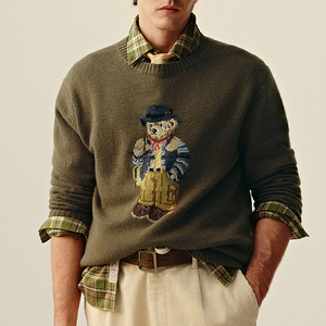 Pull en maille léger pour homme, collection <span class=keywords><strong>Printemps</strong></span> 2026, avec logo personnalisé, en coton respirant, faible MOQ, fabricant OEM/ODM - Product Image 4