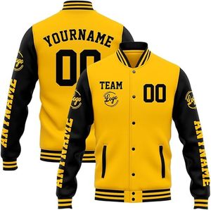 Chaqueta Varsity Personalizada con Parches, Chaqueta Bomber Estilo Letterman, Uniforme de Béisbol para Hombre, Chaqueta de Forro Polar con Bordado de Equipo XINHUI - Product Image 2