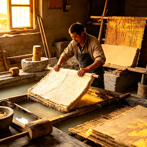 Artisanal Handcrafted Mulberry Bark Paper Ideal For Natural Gift Wrapping And Premium Packaging - Product Image 6