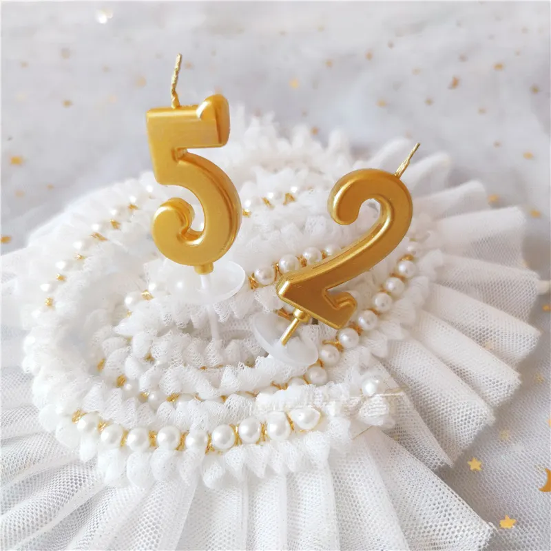 休日のお祝い番号誕生日キャンドルクリエイティブ三次元ロマンチックなサプライズカラフルなケーキキャンドル0-9番号キャンドル