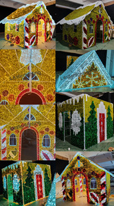 Éclairage extérieur festival publicité gonflables led arc-en-ciel gonflable événement boîte de nuit arc-en-ciel - Product Image 6