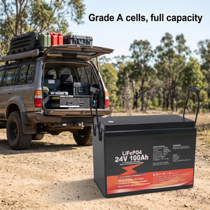 24V 100Ah Lithium-ijzerfosfaatbatterij Deep Cycle voor zonne-energieopslag voor off-grid systemen - Product Image 1