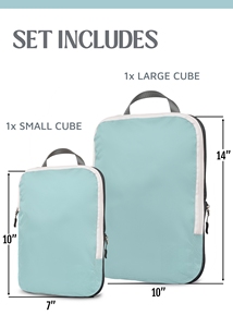 Cubos <span class=keywords><strong>de</strong></span> Embalaje Plegables con <span class=keywords><strong>Diseño</strong></span> <span class=keywords><strong>de</strong></span> <span class=keywords><strong>Moda</strong></span>, Duraderos, <span class=keywords><strong>de</strong></span> PC y Poliéster, Transpirables, Portátiles, con Cierre, Ligeros - Product Image 2