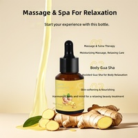 Huile Essentielle de Lavande, Huile de Massage Chauffante au Gingembre, Huile de Gua Sha pour le Dos, Huiles Essentielles Malaisiennes et Thaïlandaises pour SPA, Vente en Gros