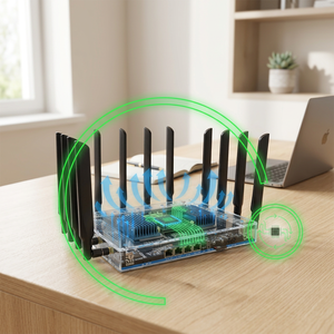 Router Wi-Fi 7 5G LTE Enterprise con Supporto ESIM, Punto di Accesso Wireless BE19000, 8 <span class=keywords><strong>Antenne</strong></span> Esterne, CPU Arm Cortex-A73, Dual-SIM - Product Image 6
