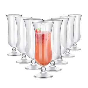 Meilleures ventes d'<span class=keywords><strong>Amazon</strong></span> <span class=keywords><strong>Verre</strong></span> à <span class=keywords><strong>cocktail</strong></span> Hurricane en polycarbonate de 16 oz <span class=keywords><strong>Verre</strong></span> à <span class=keywords><strong>cocktail</strong></span> Hurricane en plastique pour boire des Piña Coladas - Product Image 1