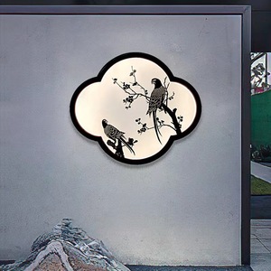 Lámpara de Pared de Estilo Chino, Impermeable, para Exteriores, Jardín, Villa, Patio, Decorativa - Product Image 3