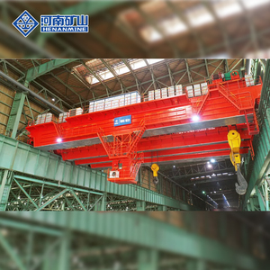 50 tấn 80 tấn nặng nhà máy thép đúc lò nồi đôi dầm trên không cần cẩu với động cơ điện và điều khiển từ xa - Product Image 5