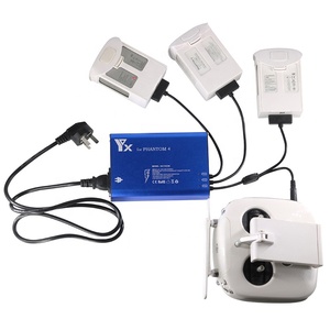 Intelligent 17.5V 4.5A Fast Charging <strong>Smart</strong> Drone <strong>Charger</strong> 4-Port Electric for <strong>DJI</strong> Phantom 4 Pro RTK Battery/Remote <strong>Control</strong>