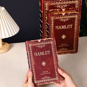 Libro Decorativo de Madera Estilo Vintage 2025, Cajas de Libros Falsos, Decoración con Libros de Imitación para Restaurantes - Product Image 2