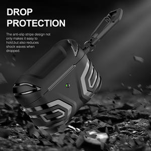 für AirPods Pro <span class=keywords><strong>2.</strong></span> Generation 2022 Hülle, stoßfeste weiche TPU-Silicone-Schutzhüllen mit Schlüsselanhänger für AirPod Pro 2 - Product Image 5