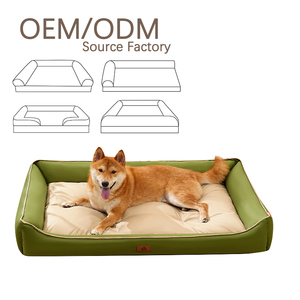 Cama de perro resistente al agua a prueba de masticación de diseñador Oxford de gran oferta personalizada camas para mascotas para perros - Product Image 1